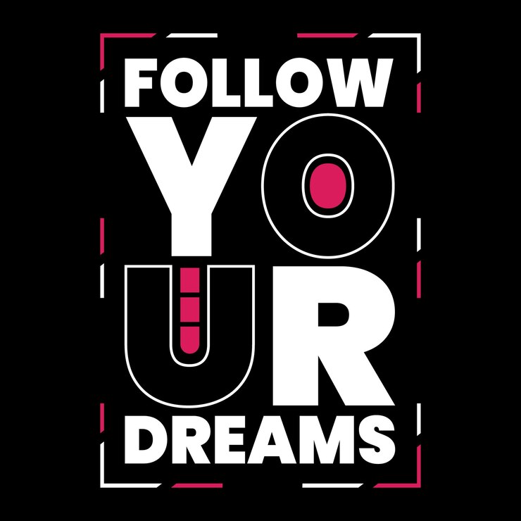 Vector de diseño de tipografía de citas motivacionales e inspiradoras