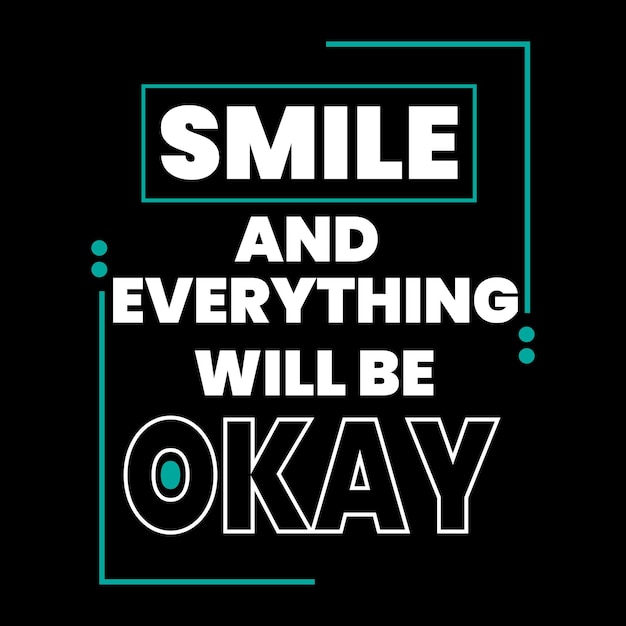 Vector de diseño de tipografía de citas motivacionales e inspiradoras