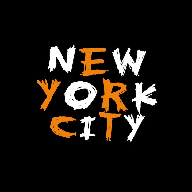 Vector de diseño de tipografía de la ciudad de Nueva York