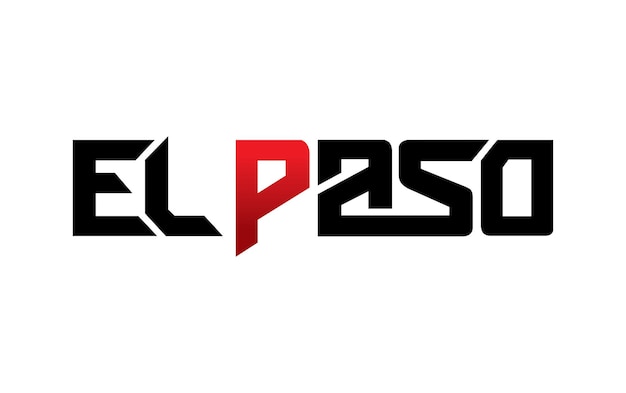 Vector de diseño de tipografía de El Paso para carteles de camisetas y otros usos