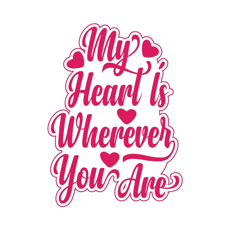 vector de diseño de tipografía única y creativa de san valentín