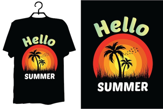 Vector diseño de verano svg camiseta de verano circuito de verano sv g