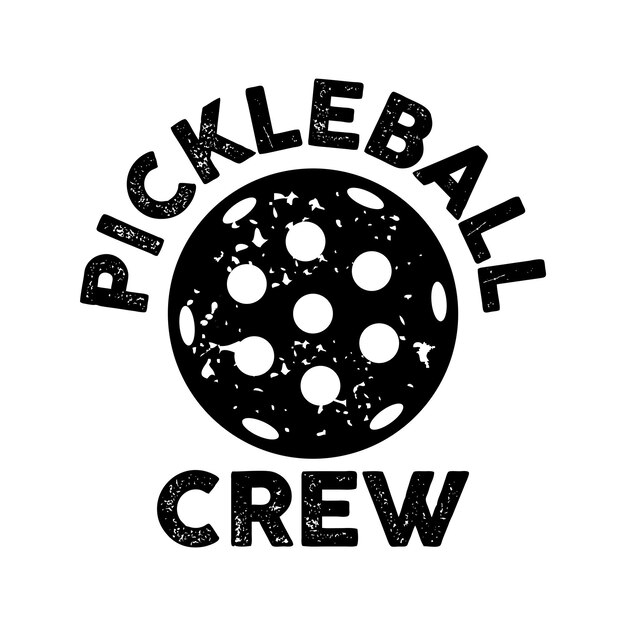 Vector vector de diseños de camisetas de equipo de pickleball