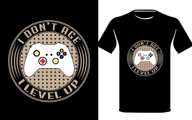 Vector de diseños de camisetas para juegos