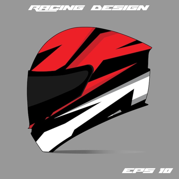 Vector de diseños de envoltura de casco