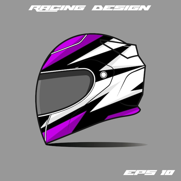 Vector de diseños de envoltura de casco