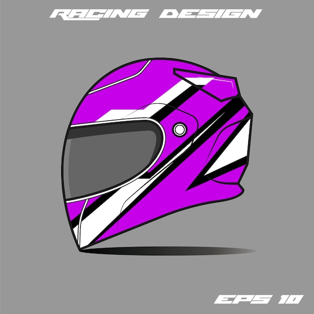Vector de diseños de envoltura de casco