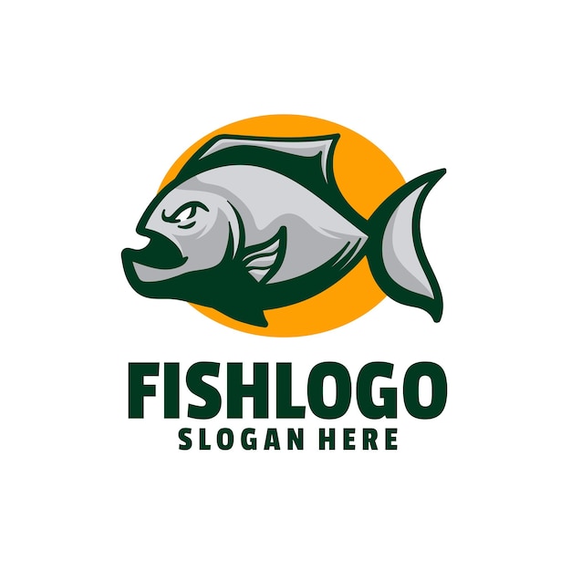 Vector de diseños de logotipo de pescado