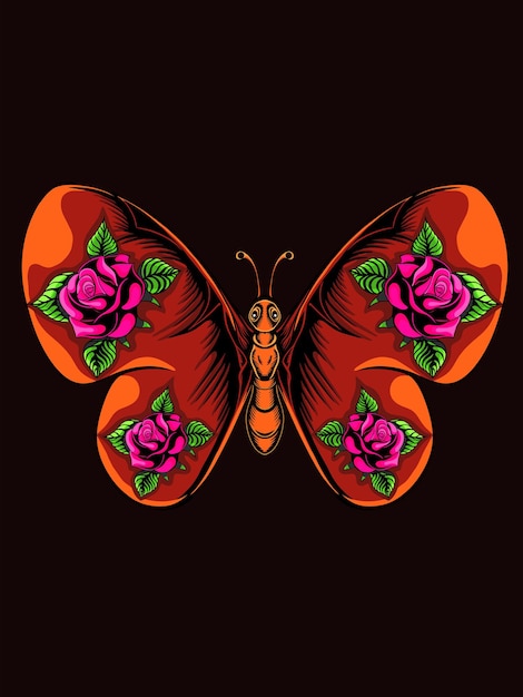 Vector vector de diseños de mariposa únicos