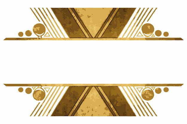 Vector divisor ornamental de oro minimalista