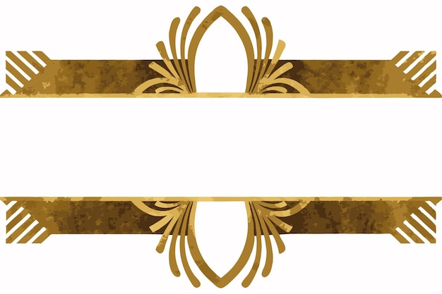 Vector divisor ornamental de oro minimalista