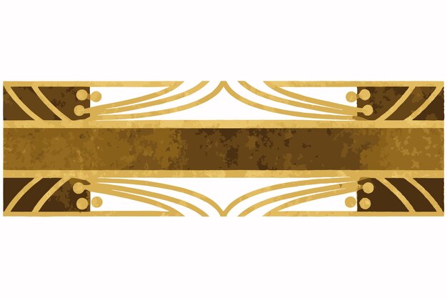 Vector divisor ornamental de oro minimalista