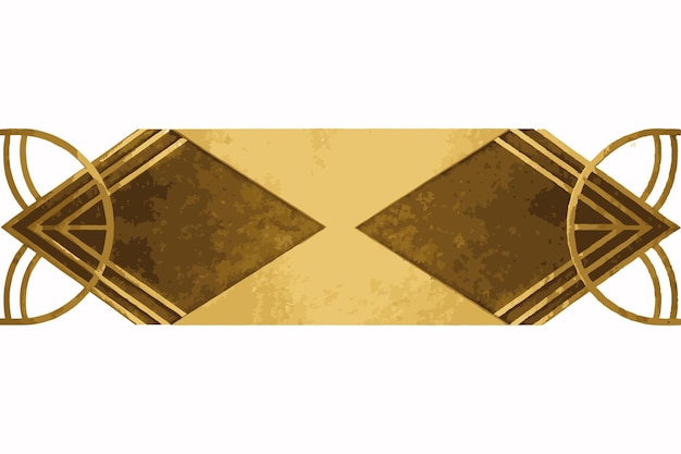 Vector divisor ornamental de oro minimalista
