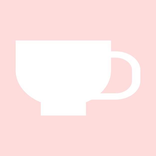 Vector doodle taza clipart plana para bebidas calientes todos los objetos están repintados