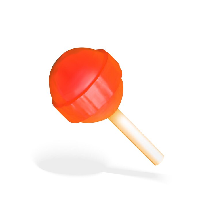Vector vector de dulces de piruleta ilustración 3d del icono de piruleta 3d