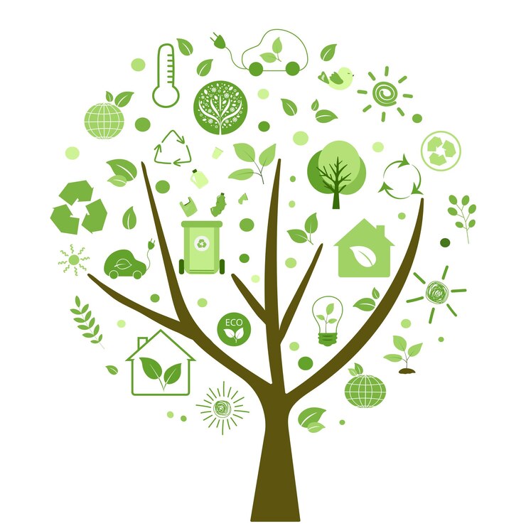 Vector vector ecológico