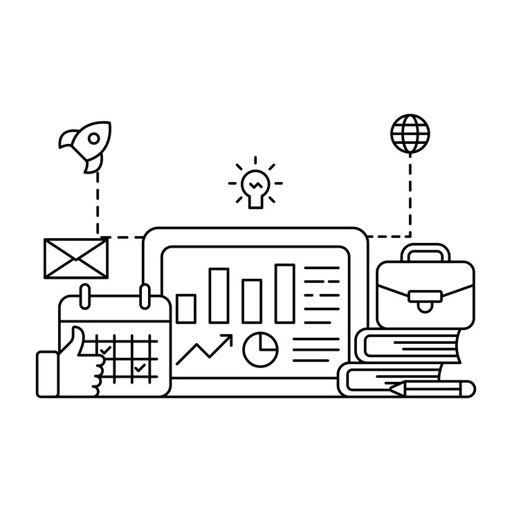 Vector vector editable de ilustración de formación empresarial