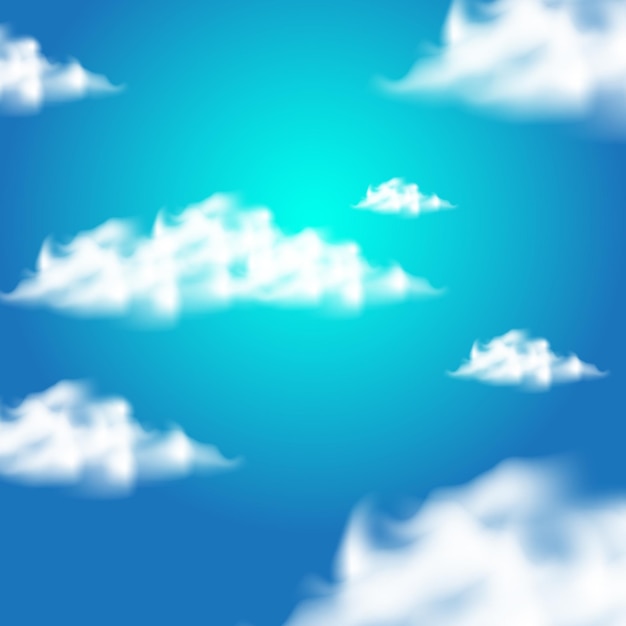 Vector vector de efecto de nube suave