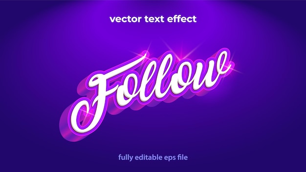 Vector de efecto de texto 3d descarga gratuita freepik