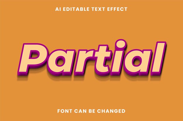Vector de efecto de texto editable moderno femenino fuerte de amistad