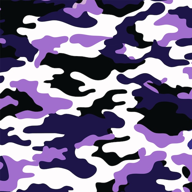 Vector ejército y camuflaje militar patrón de textura de fondo