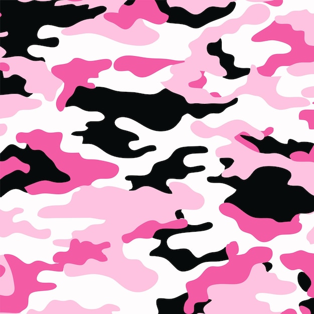 Vector ejército y camuflaje militar patrón de textura de fondo