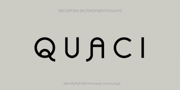 Vector elegante alfabeto letras fuente clásico moderno serif letras moda mínima
