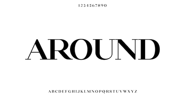 Vector elegante boda alfabeto letra fuente tipografía lujo clásico serif fuentes decorativas vintag