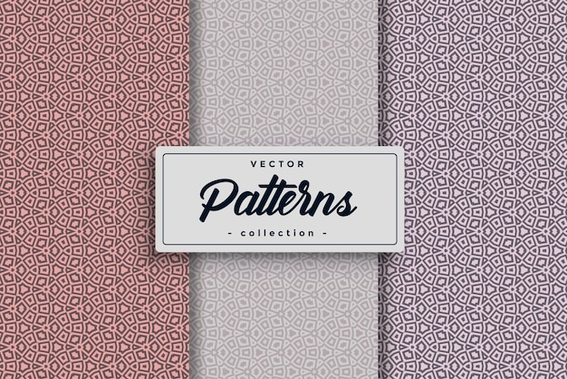 vector de elegante fondo de patrón de línea perfecta hexagonal