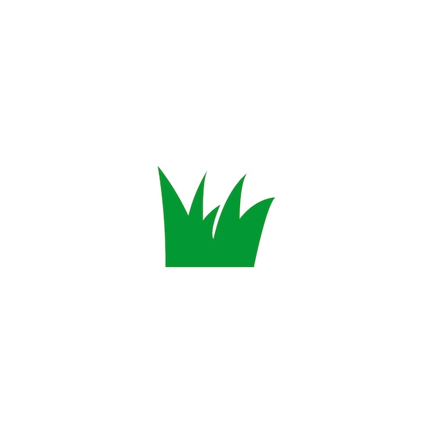 vector elemento de hierba color verde verano