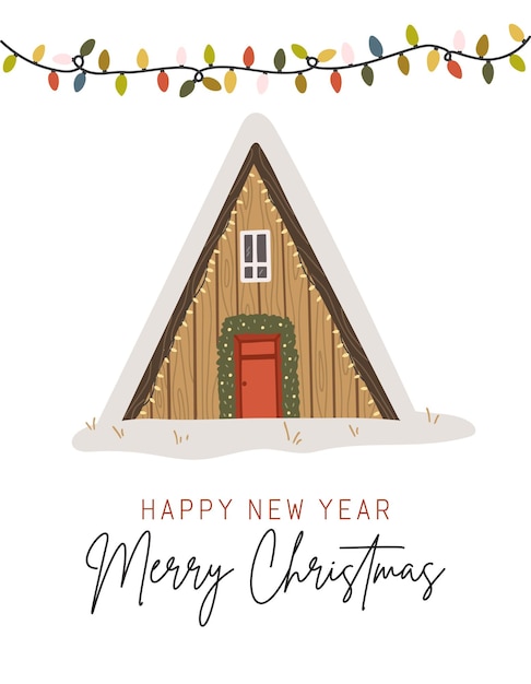 Vector de elemento de Navidad Vector de ilustración de Navidad Banner de año nuevo