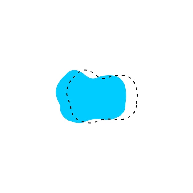 Vector de elemento de pincel establecido con color negro