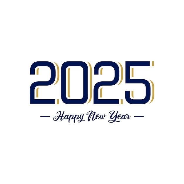 Vector de elementos de diseño 2025 con concepto de idea moderna creativa