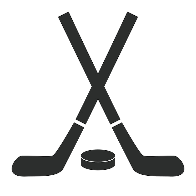 Vector elementos de hockey