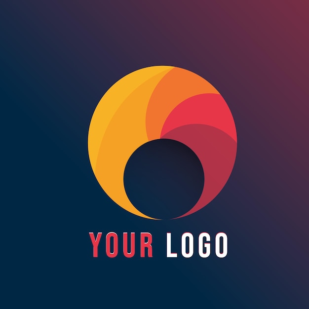 Vector de elementos de logotipo e icono del resumen de la empresa