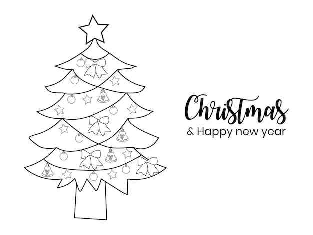 Vector de elementos de regalos de Navidad realistas dibujados a mano