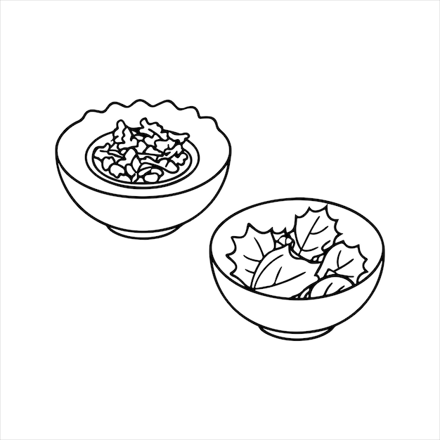 Vector de ensalada 29
