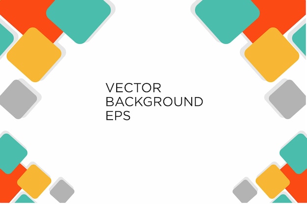 Vector EPS 10 Cuadrados abstractos de fondo