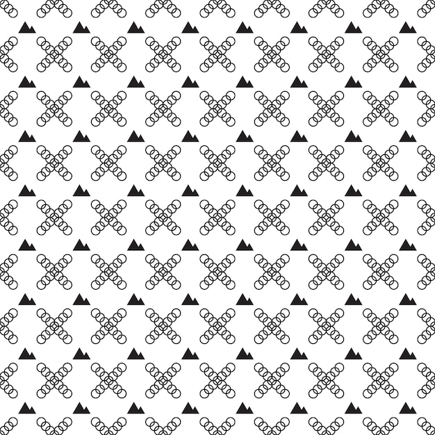 Vector EPS sin fisuras patrón de montaña. Textura con estilo moderno Patrón de montaña negra