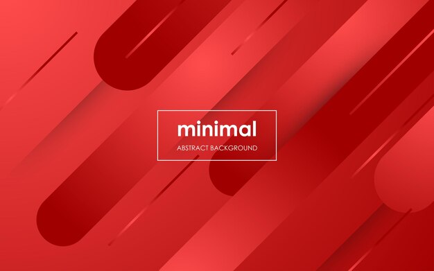 Vector de eps10 de fondo geométrico de forma de color degradado rojo abstracto mínimo