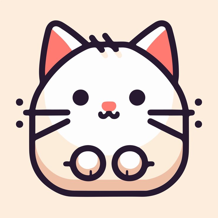 Vector es un gato lindo.
