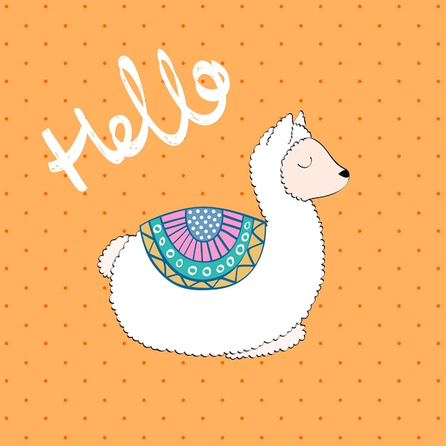 El vector es una llama linda.