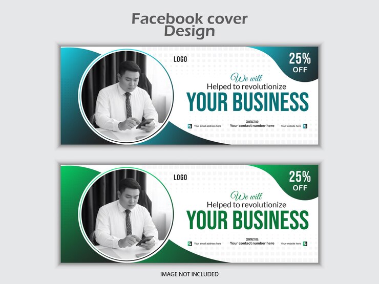 Vector es una plantilla de banner de portada de redes sociales creativas para Facebook