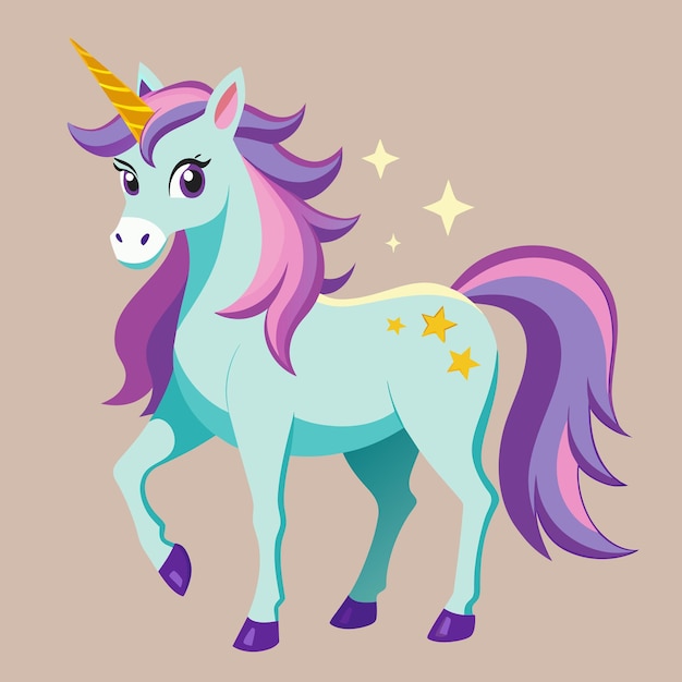 Vector es un unicornio adorable.