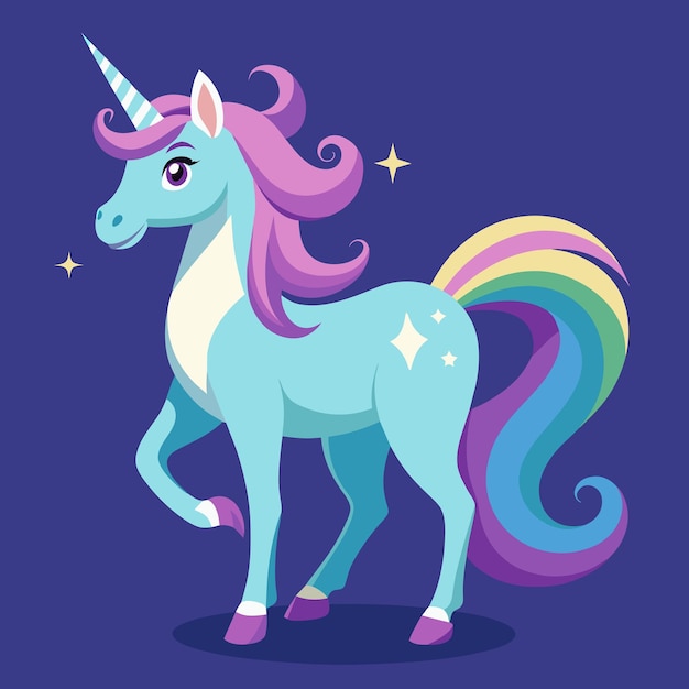 Vector es un unicornio adorable.