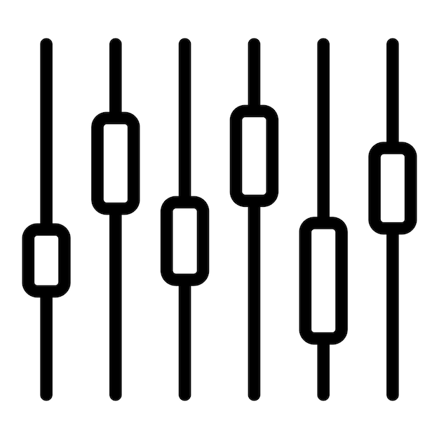 Vector de esquema de icono de la tendencia del negocio del sitio Servicio de gráficos Seo web