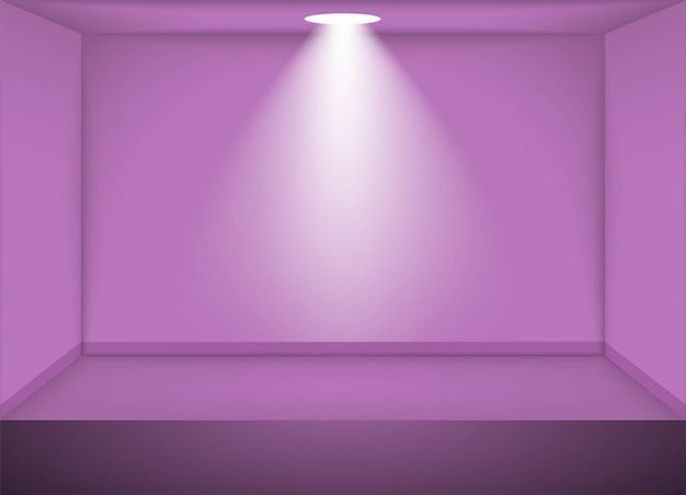 El vector está vacío en la habitación rosa.