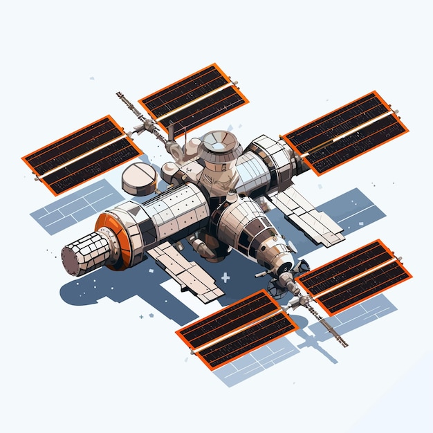 Vector de la estación espacial internacional