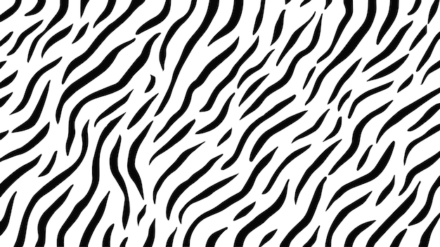 Vector de estampado de cebra o patrón de rayas abstractas