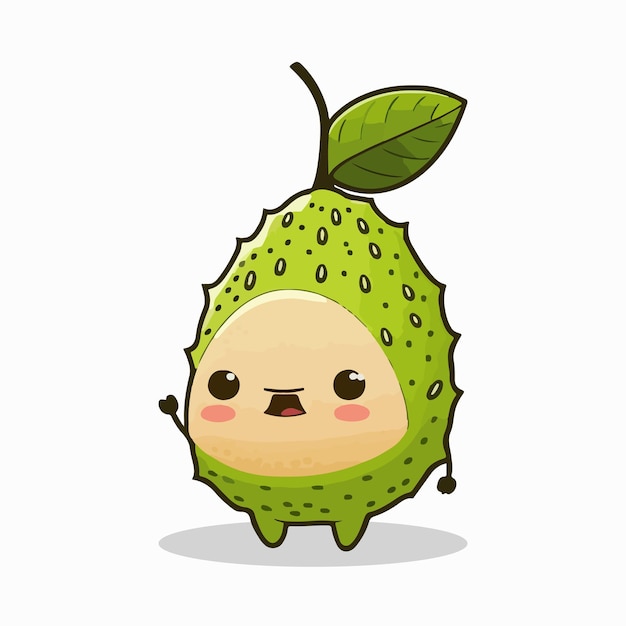 Vector el estilo de dibujos animados de la calabaza linda